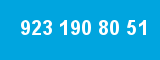 923 190 80 51